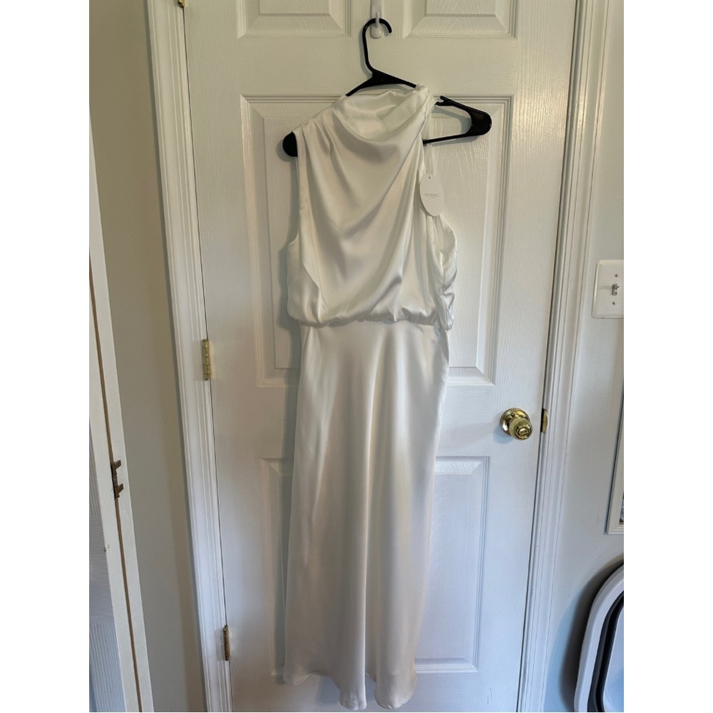 Esther & Co Zariah Dress - White - Large